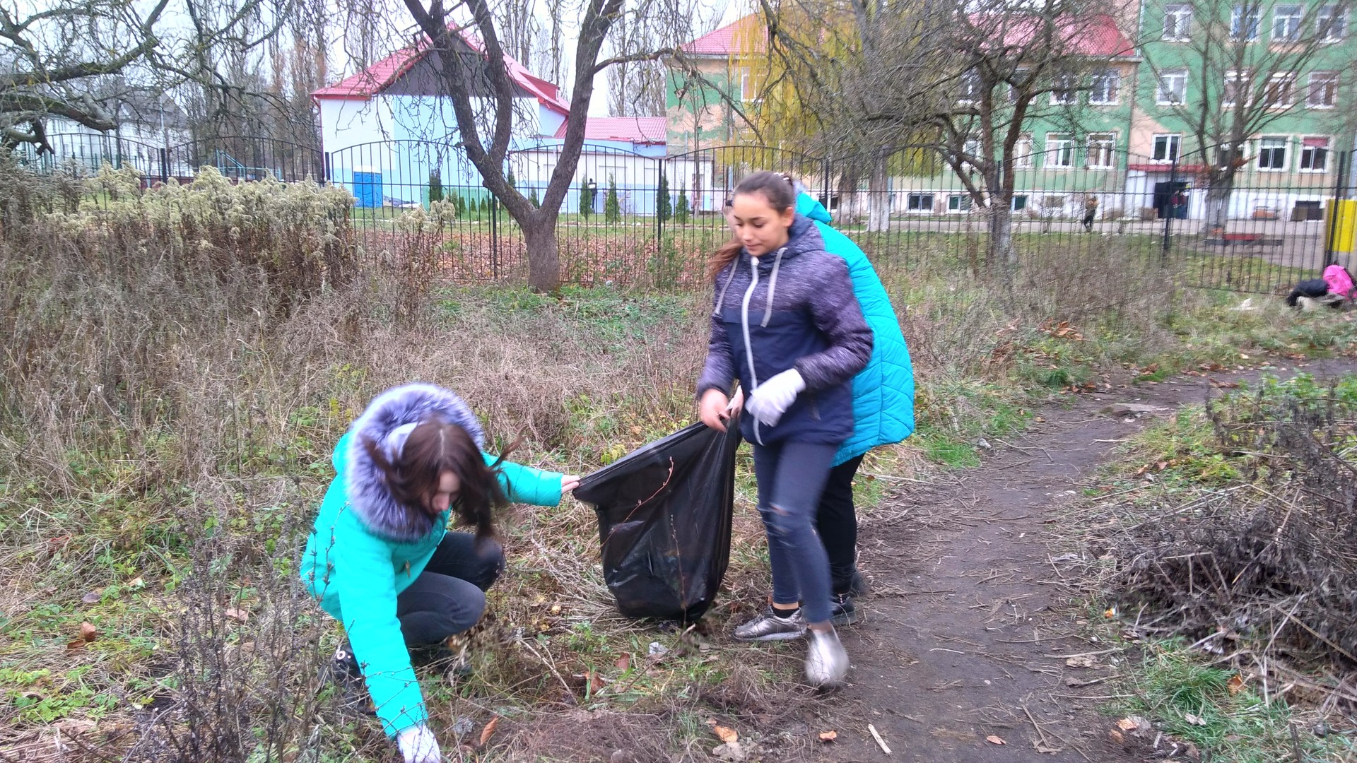 Субботник в 8В классе