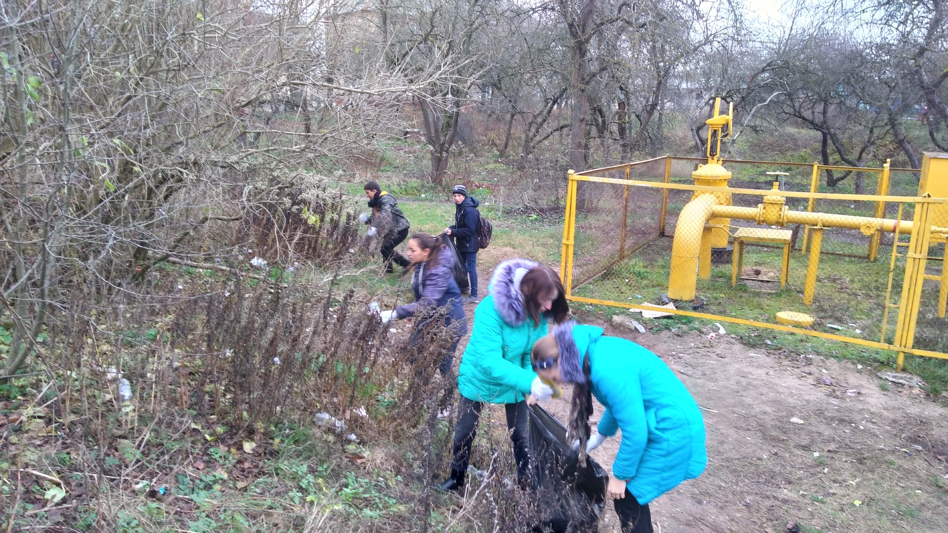 Субботник в 8В классе