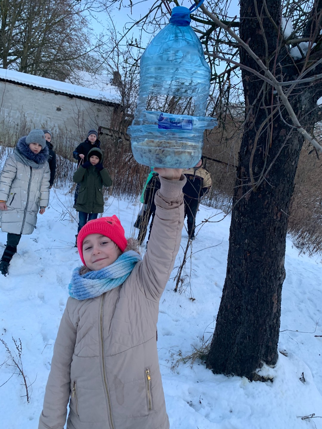 Поможем зимующим птицам!