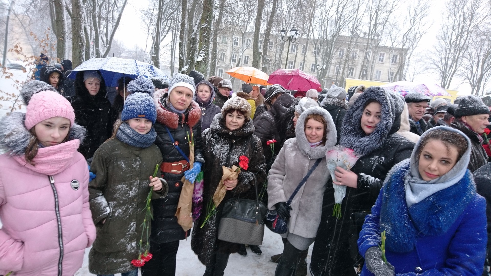 Митинг, посвященный 75 годовщине взятия города Тильзита