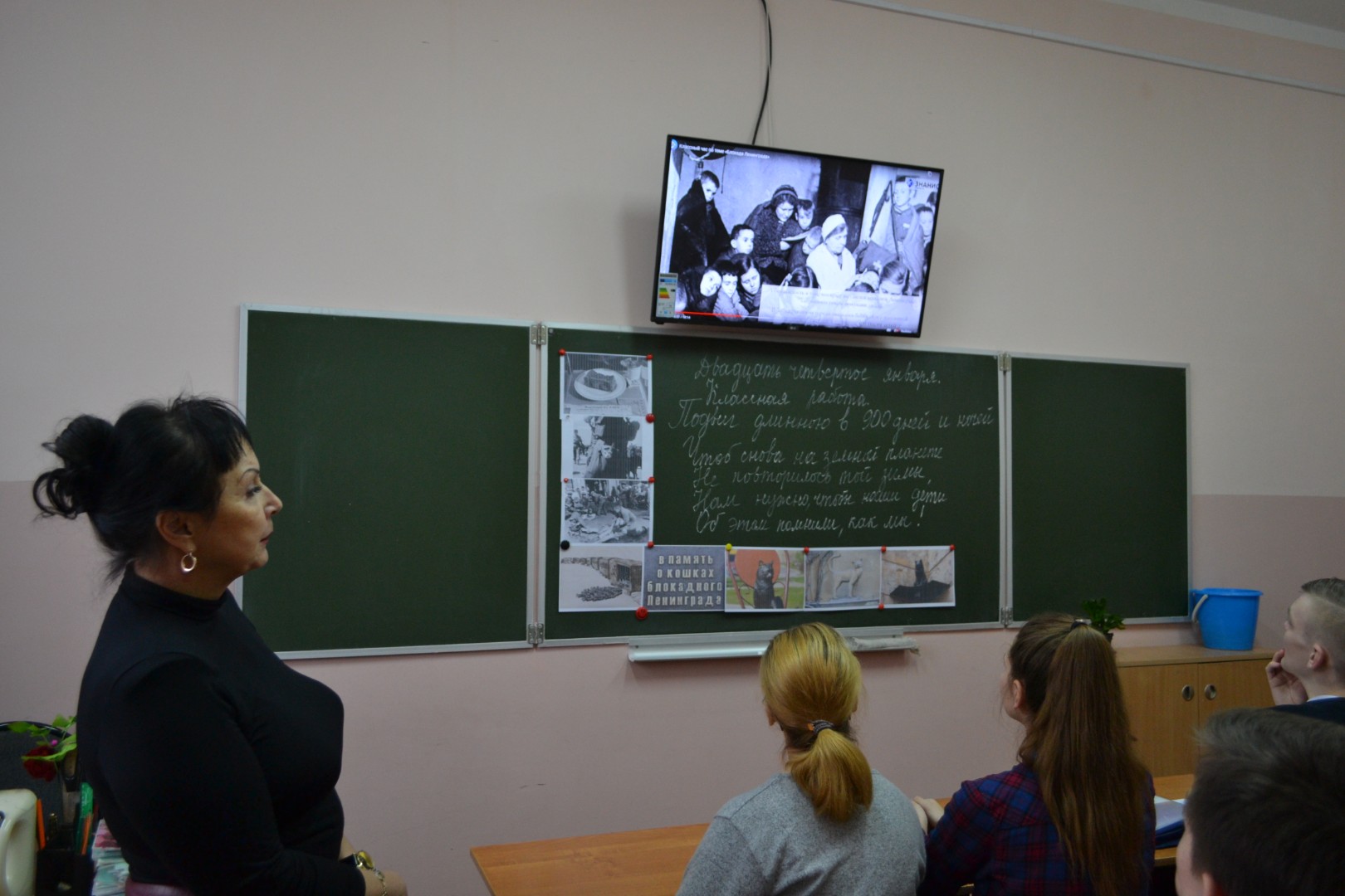 Ленинградские коты. Классный час в 9Б