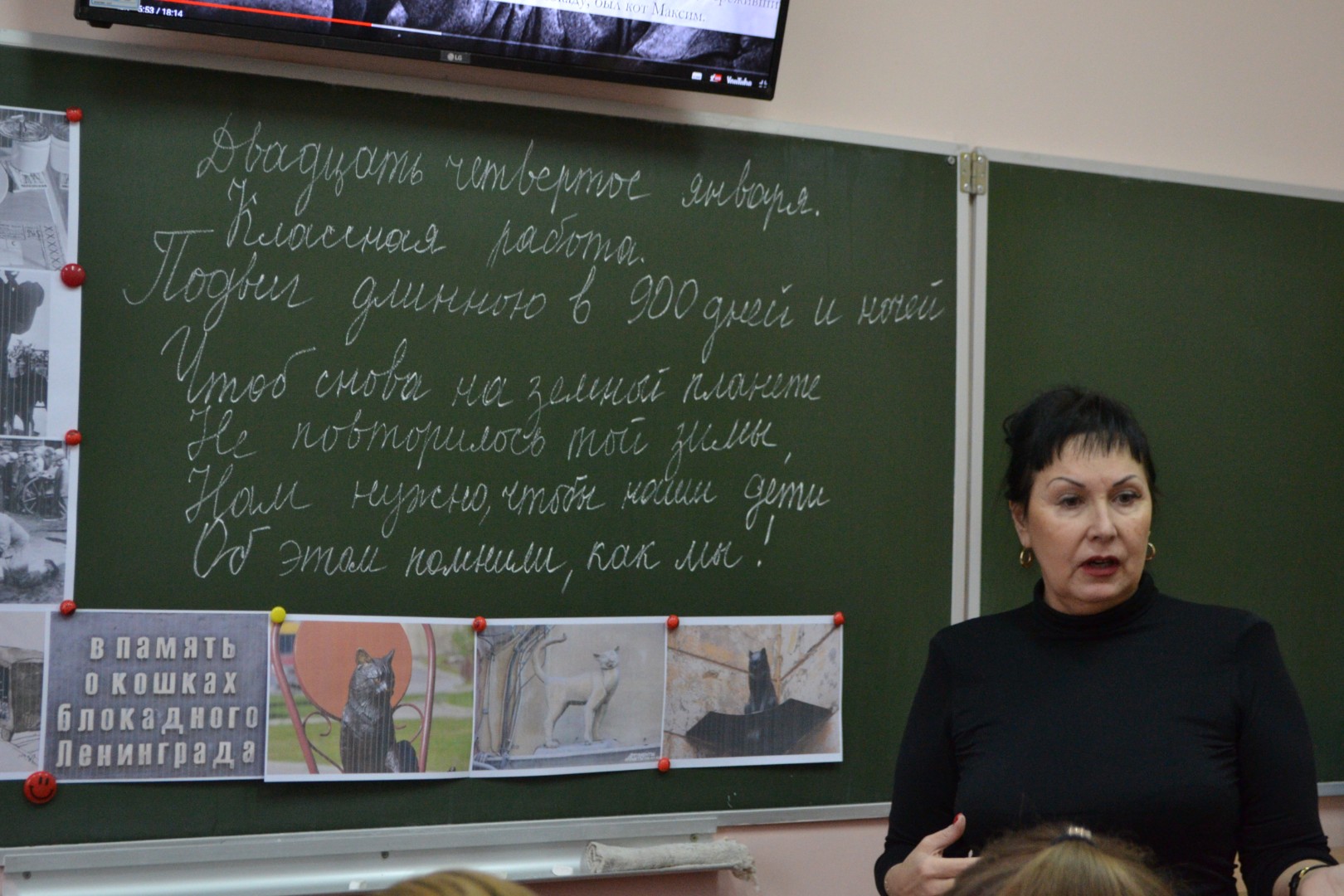 Ленинградские коты. Классный час в 9Б