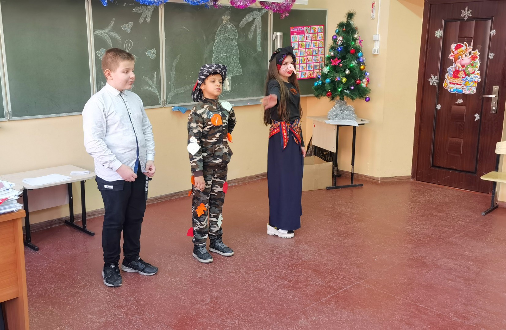 Первый школьный Новый год!