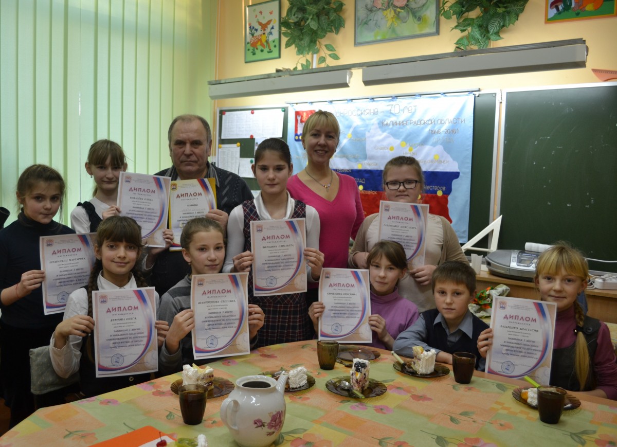 Победа! Команда девочек по мини-футболу заняла первое место в зональных областных соревнованиях