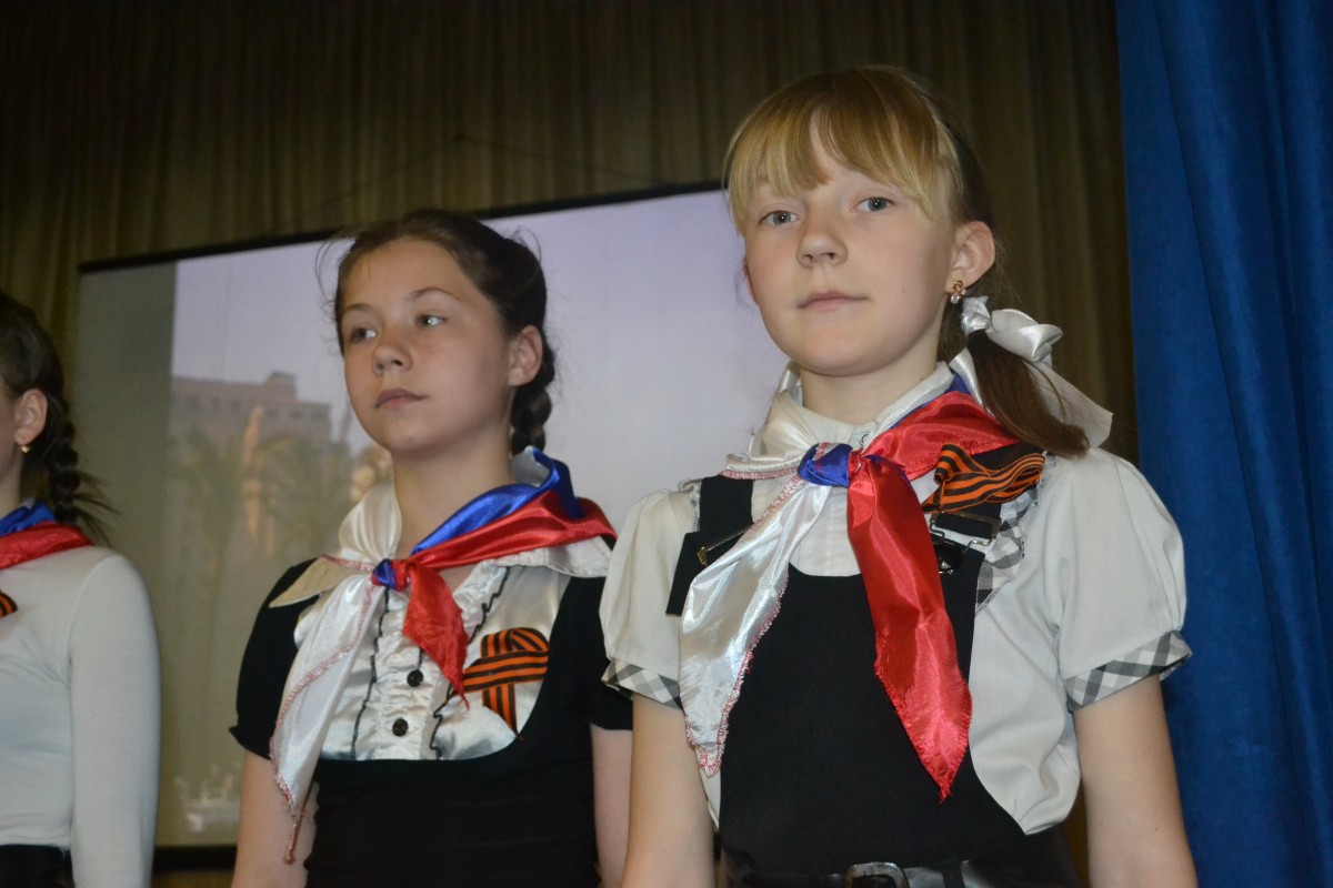 Праздник Победы в третьей школе