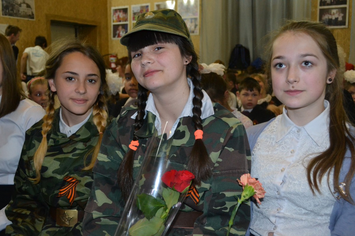Праздник Победы в третьей школе