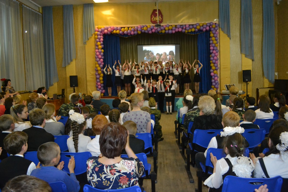 Праздник Победы в третьей школе
