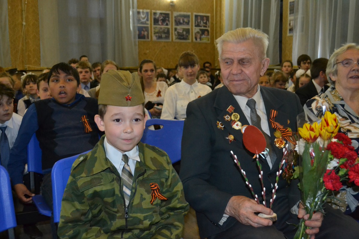 Праздник Победы в третьей школе