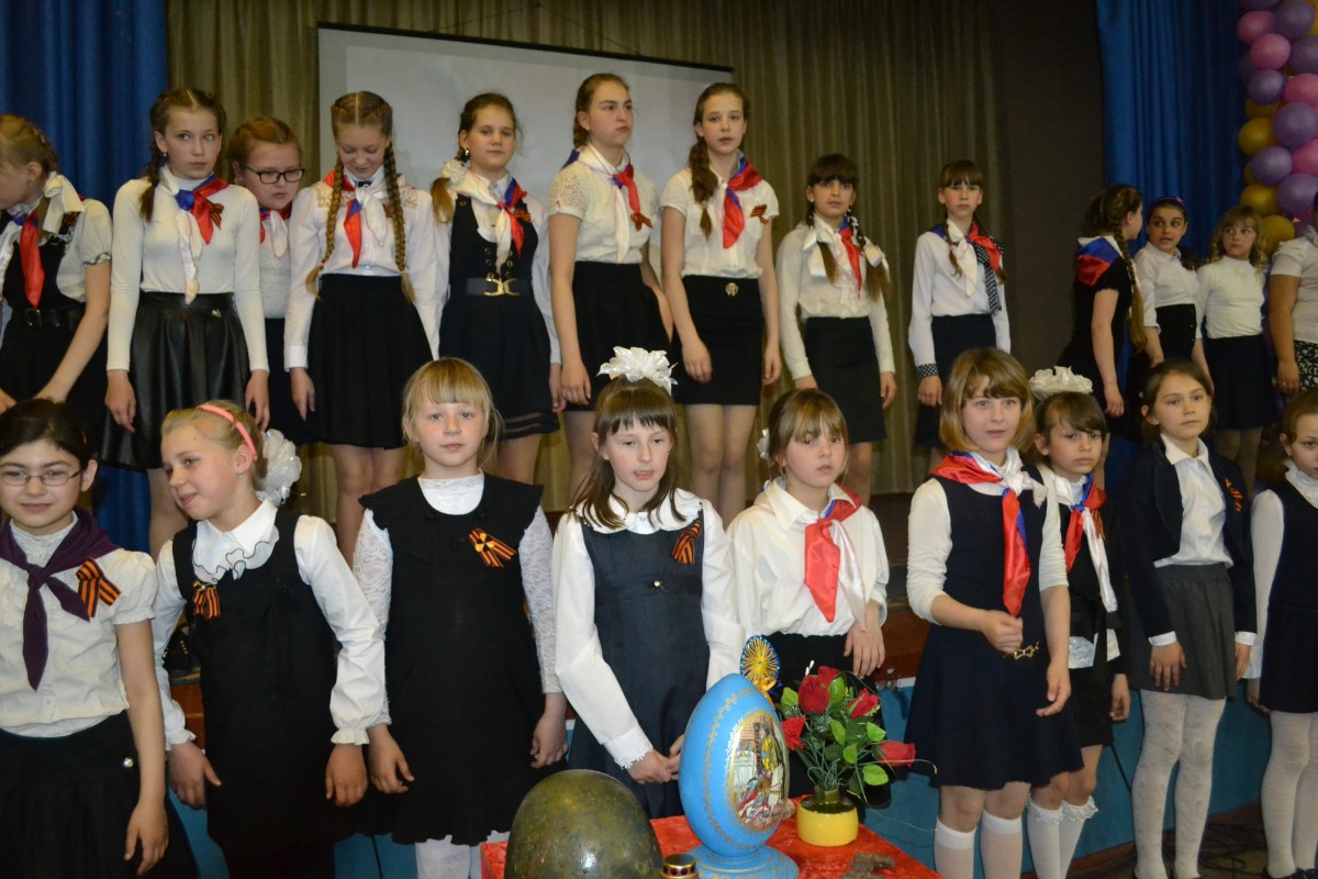 Праздник Победы в третьей школе