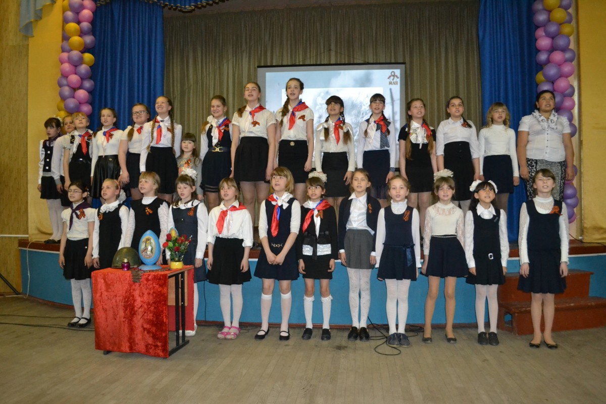 Праздник Победы в третьей школе
