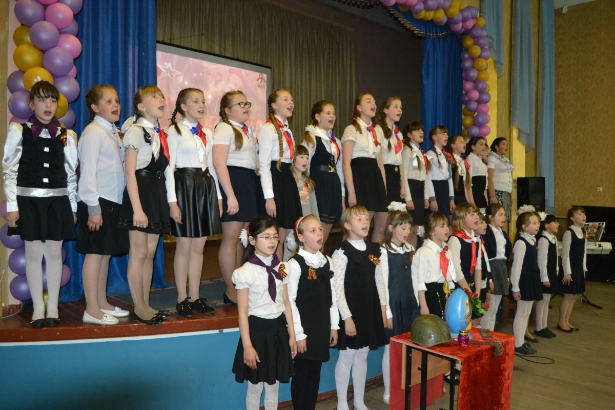 Праздник Победы в третьей школе