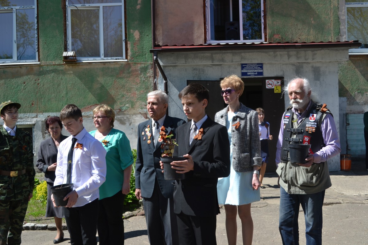 Праздник Победы в третьей школе