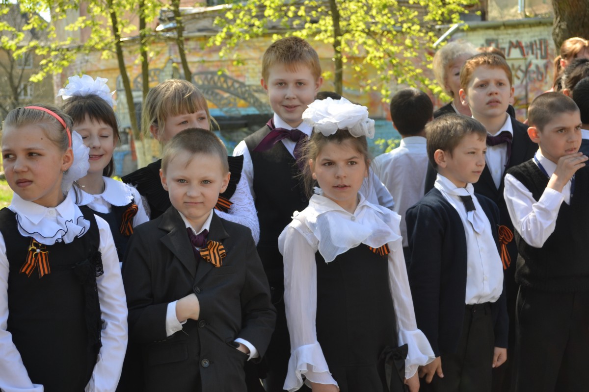 Праздник Победы в третьей школе