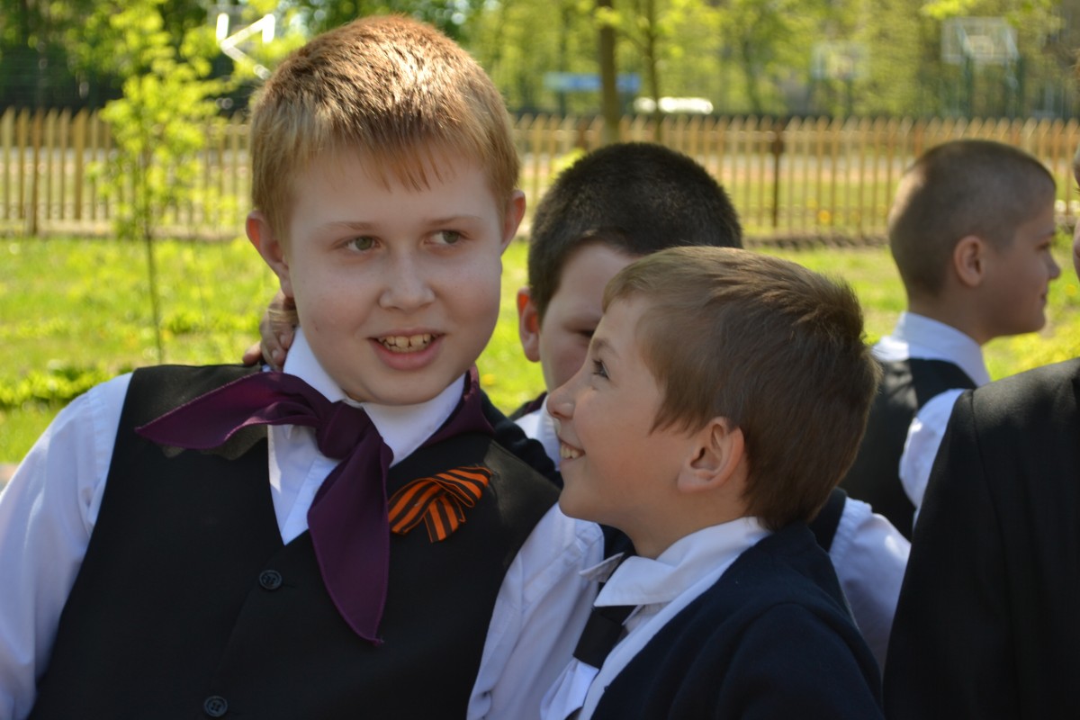 Праздник Победы в третьей школе