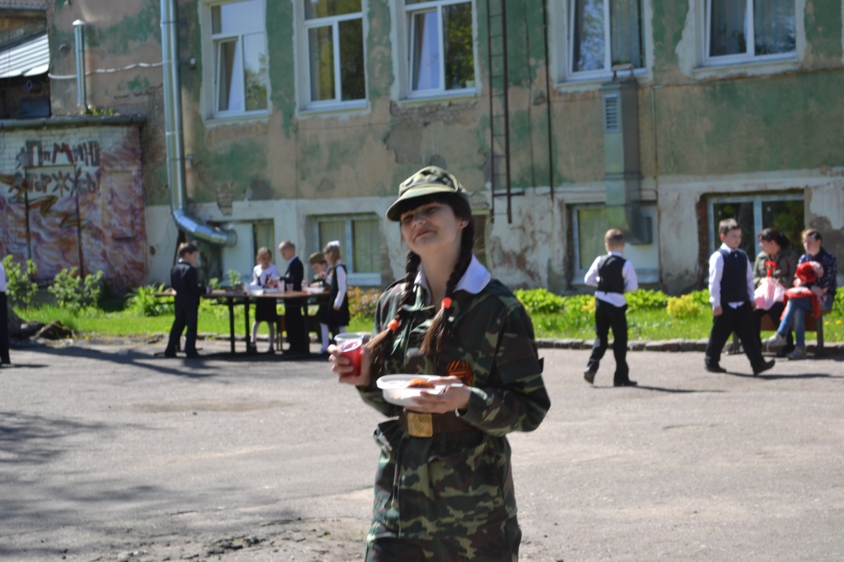Праздник Победы в третьей школе