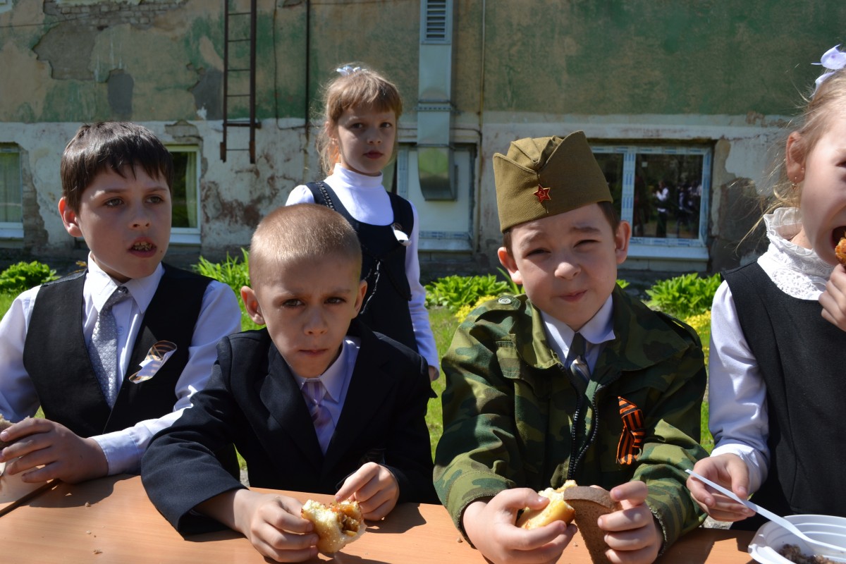 Праздник Победы в третьей школе