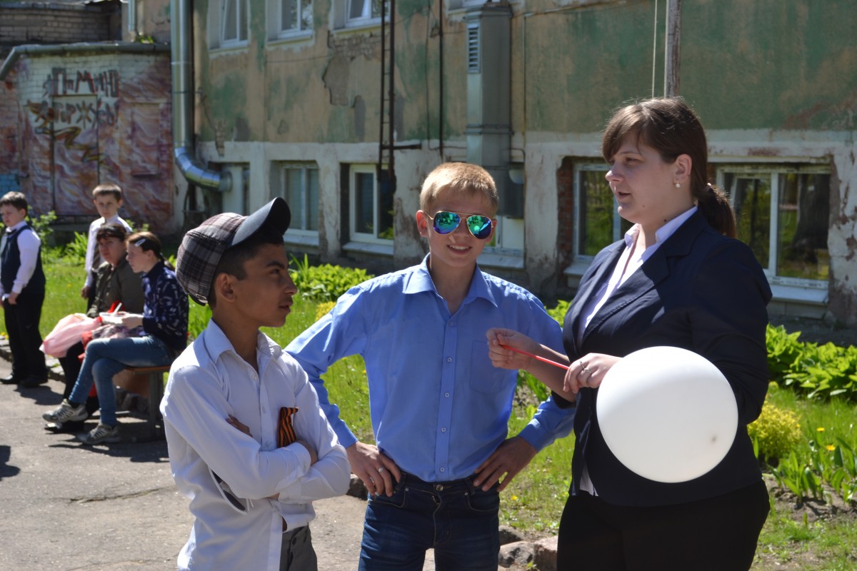 Праздник Победы в третьей школе