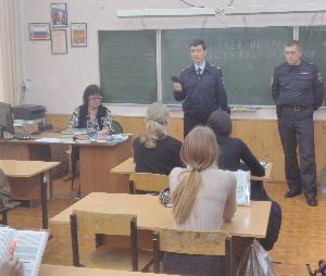 Беседа с начальником ПДН МО МВД «Советский»