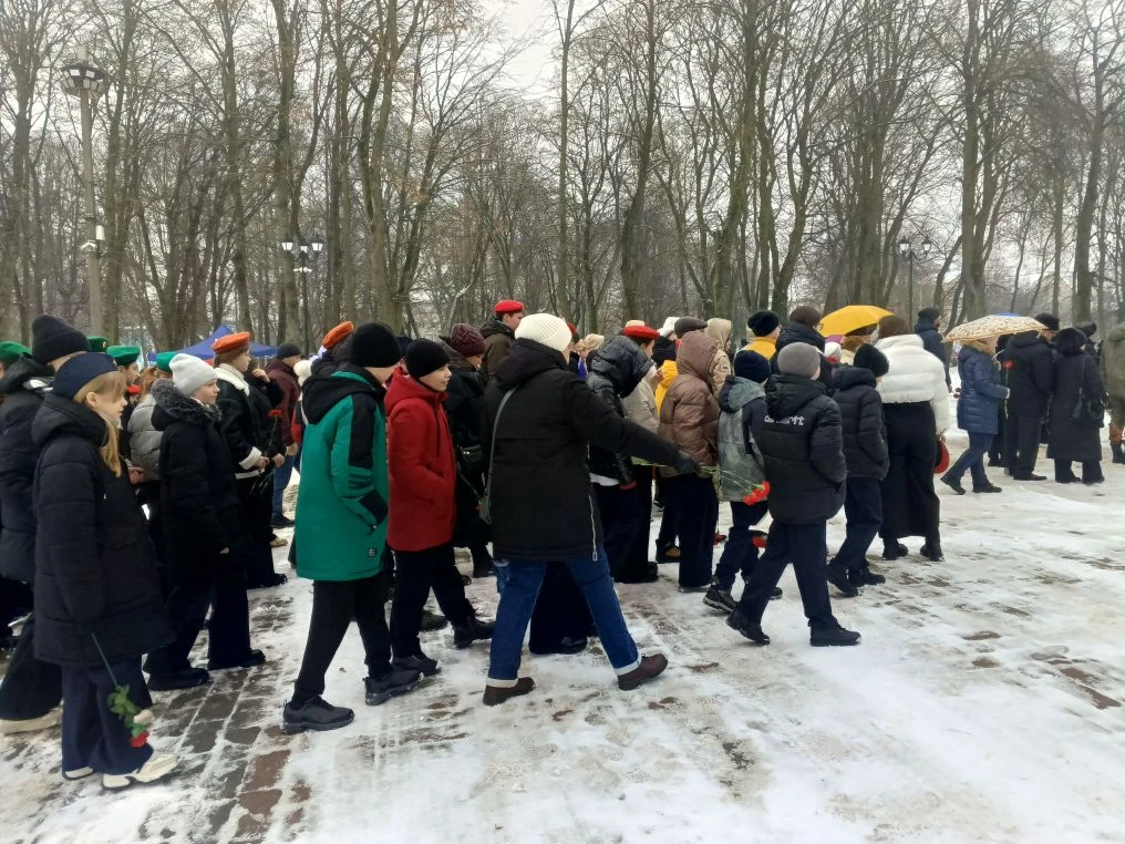 🇷🇺В День защитника Отечества, 23 февраля, Советск по традиции собрался у Вечного огня на мемориальном комплексе «Танк»