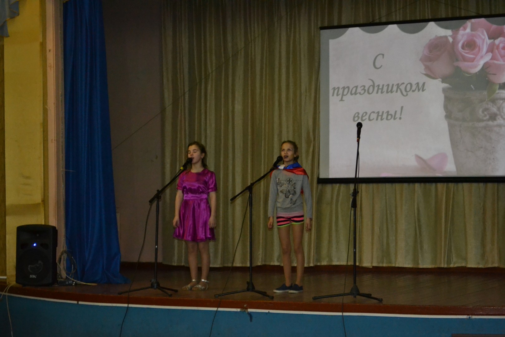 Концертно-игровая программа "Вперёд, девчата!"